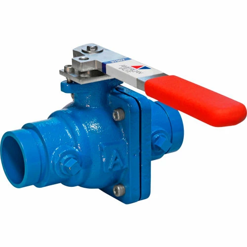 American Valve 3700V Ball Valve, 2-1/2", Grooved End, Cast Iron 3 American Valve 3700V Ball Valve, 2-1/2", Grooved End, Cast Iron