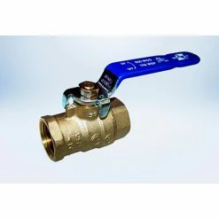 American Valve 2 In. Lead-Free Brass Full Port Ball Valve - FIP Threaded Ends
