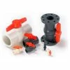 American Valve P203-1-1/4 Ball Valve, One Piece, Viton, Threaded, 1-1/4", Cpvc - Pkg Qty 10