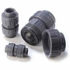 American Valve P460uc-1-1/4 Ball Check Valve, Epdm, True Union, 1-1/4", Cpvc - Pkg Qty 4