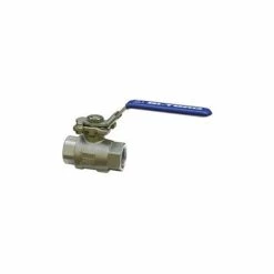 Bi-Torq 2" 2-Pc SS NPT Ball Valve With Manual Locking Handle