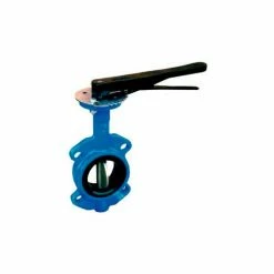 Bi-Torq 4" Wafer Style Butterfly Valve W/ EPDM Seals and 10 Position Handle