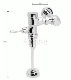 American Standard 6045101.002 Manual Urinal Flush Valve, 1.0 GPF -Valves Online Shop B850537 dim