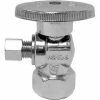 Jones Stephens 1/4 Turn Angle Supply Stop Valve, Chrome Plated, 1/2" FIP x 1/4" OD Comp -Valves Online Shop JO5 S10328