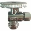 Jones Stephens 1/4 Turn Angle Supply Stop Valve, Chrome Plated, 3/8" FIP x 3/8" OD Comp -Valves Online Shop JO5 S10339