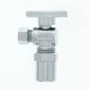 Jones Stephens 1/4 Turn Angle Supply Stop Valve, Chrome Plated, 1/2" CPVC x 3/8" OD Comp -Valves Online Shop JO5 S10401