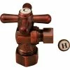 Jones Stephens 1/4 Turn Angle Stop Valve w/ Cross Handle, Polished Brass, 5/8"OD Comp x 3/8"OD Comp 1 Jones Stephens 1/4 Turn Angle Stop Valve w/ Cross Handle, Polished Brass, 5/8"OD Comp x 3/8"OD Comp -Valves Online Shop JO5 S4203WB