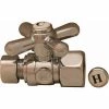 Jones Stephens 1/4 Turn Straight Supply Stop Valve w/ Cross Handle, Chrome, 1/2" FIP x 3/8" OD Comp 1 Jones Stephens 1/4 Turn Straight Supply Stop Valve w/ Cross Handle, Chrome, 1/2" FIP x 3/8" OD Comp -Valves Online Shop JO5 S43021