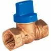 Legend Valve® 1" T-3001 Forged Brass Gas Valve, Tee Handle, Mass. Code Gas Ball Valve - 102-615 -Valves Online Shop LVD 102 615