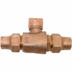 Legend Valve® 3/4" T-5200NL No Lead Bronze Flare x Flare Curb Stop - 314-104NL