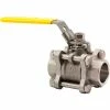 Kingdom 1-1/4 In. T316 Stainless Steel Full Port Ball Valve - 3 Piece - Sold Weld - 1000 PSI - Pkg Qty 5 -Valves Online Shop MIT KSWV310FP 20