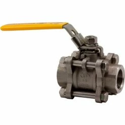 Kingdom 2 In. T316 Stainless Steel Full Port Ball Valve - 3 Piece - 1000 PSI
