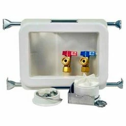 Oatey 38475 Fire Rated Washing Machine Outlet Box Single Lever, CPVC
