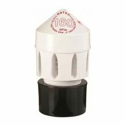 Oatey 39221 Sure-Vent Air Admittance Valve 160 DFU Capacity 2" x 3" Schedule 40 ABS adapter - Pkg Qty 6
