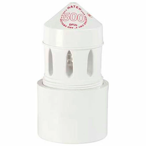 Oatey 39224 Sure-Vent Air Admittance Valve 500 DFU Capacity 3" x 4" Schedule 40 ABS adapter - Pkg Qty 6 3 Oatey 39224 Sure-Vent Air Admittance Valve 500 DFU Capacity 3" x 4" Schedule 40 ABS adapter - Pkg Qty 6
