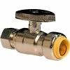 Probite® 1/2" X 3/8" Od. Comp, Lead Free Brass Quarter Turn Straight Supply Stop 2 Probite® 1/2" X 3/8" Od. Comp, Lead Free Brass Quarter Turn Straight Supply Stop -Valves Online Shop QFI LF953SR