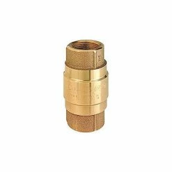 Strataflo 3/8" FNPT Brass Check Valve with Stainless Steel Poppet