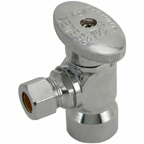 Keeney Manufacturing Keeney® 2048pclf, Quarter Turn Angle Valve 1/2" F.I.P. X 3/8" O.D., Lead Free - Pkg Qty 24 3 Keeney Manufacturing Keeney® 2048pclf, Quarter Turn Angle Valve 1/2" F.I.P. X 3/8" O.D., Lead Free - Pkg Qty 24