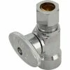 Keeney Manufacturing Keeney 2059pclf, Quarter Turn Straight Valve 1/2" F.I.P. X 1/2" O.D. Outlet, Lead Free - Pkg Qty 12 -Valves Online Shop TKM 2059PCLF