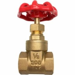 THEWORKS® LF Heavy Pattern Brass Gate Valve - 3/4 IPS