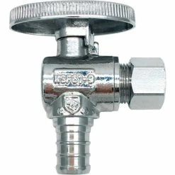 THEWORKS® 1/4 Turn Angle Stop - 1/2" PEX x 3/8" OD