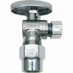 THEWORKS® 1/4 Turn Angle Stop - 1/2" CPVC Socket x 3/8"OD