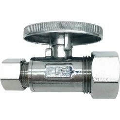 THEWORKS® 1/4 Turn Straight Stop - 5/8"OD x 3/8"OD