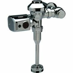 Zurn 1.5 gpf Aqua Sense AV Flush Valve - Chrome Plated Metal Housing